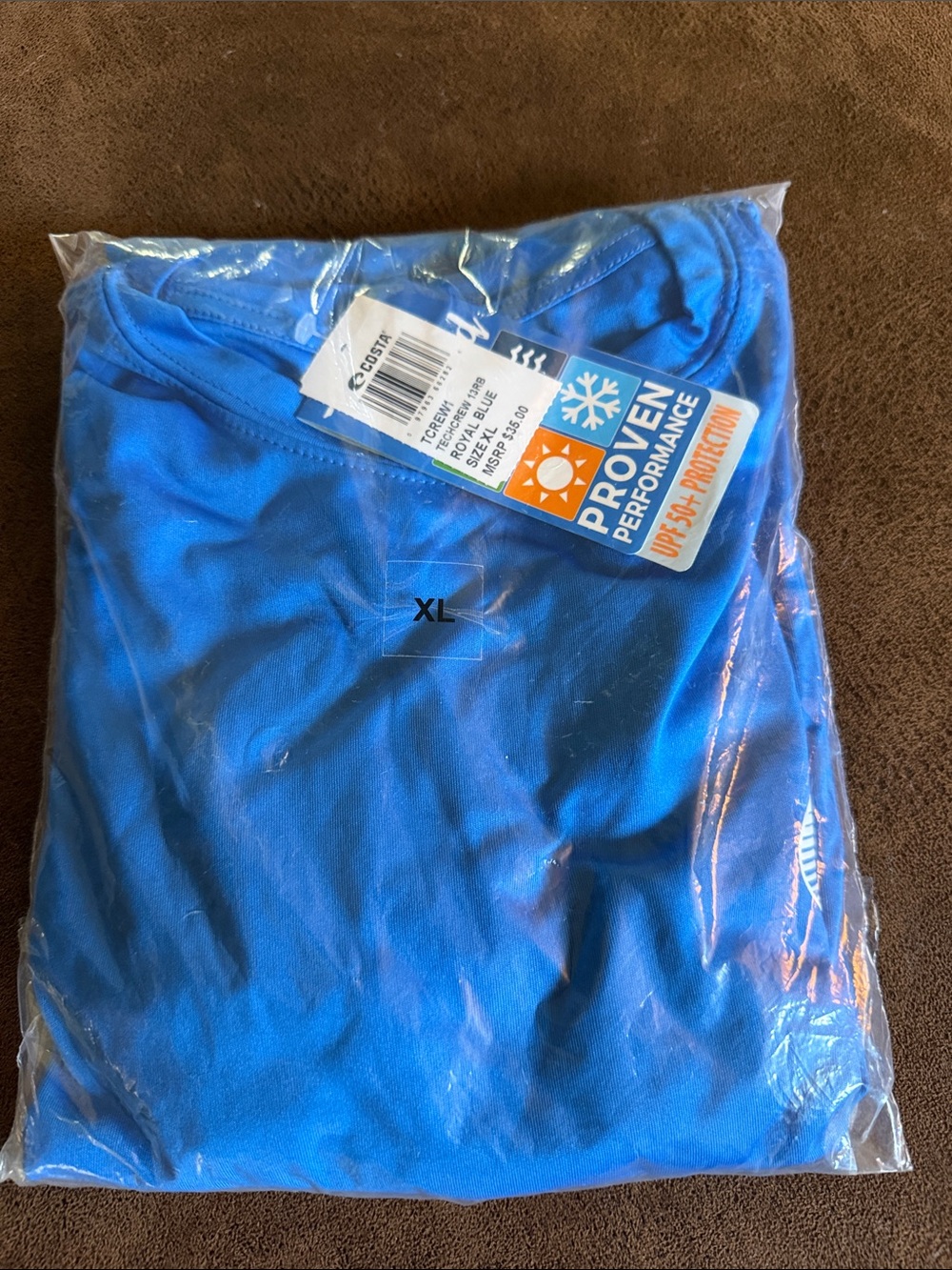 Costa Proven Performance UPF 50+ Blue Active Long Sleeve